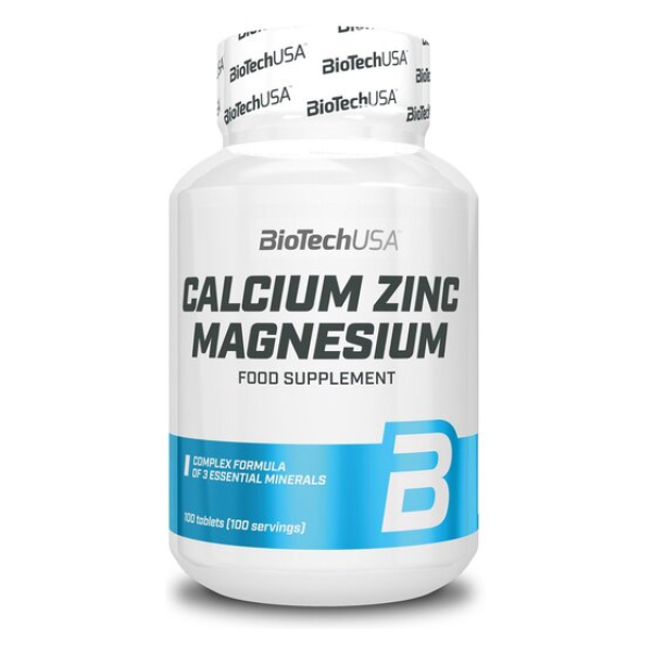 Calcium Zinc Magnesium - 100 tablets (EAN 5999076216598)