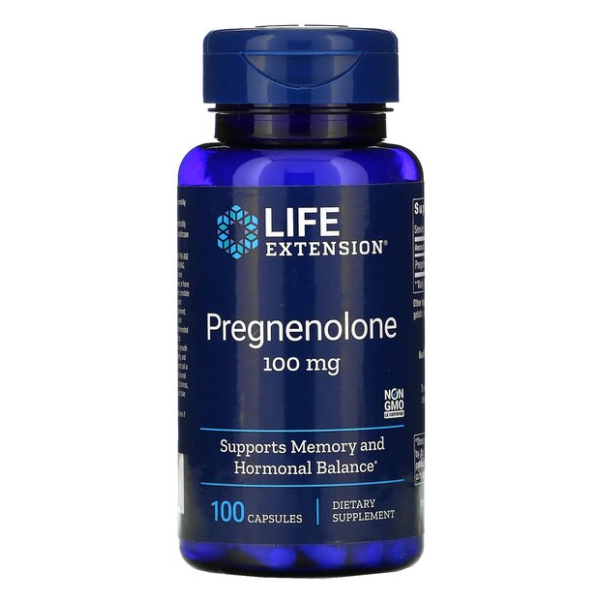 Pregnenolone, 100mg - 100 caps