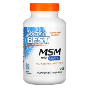 MSM with OptiMSM Vegan, 1000mg - 180 vcaps