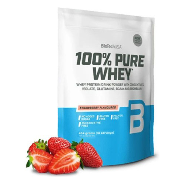 100% Pure Whey, Strawberry - 454g