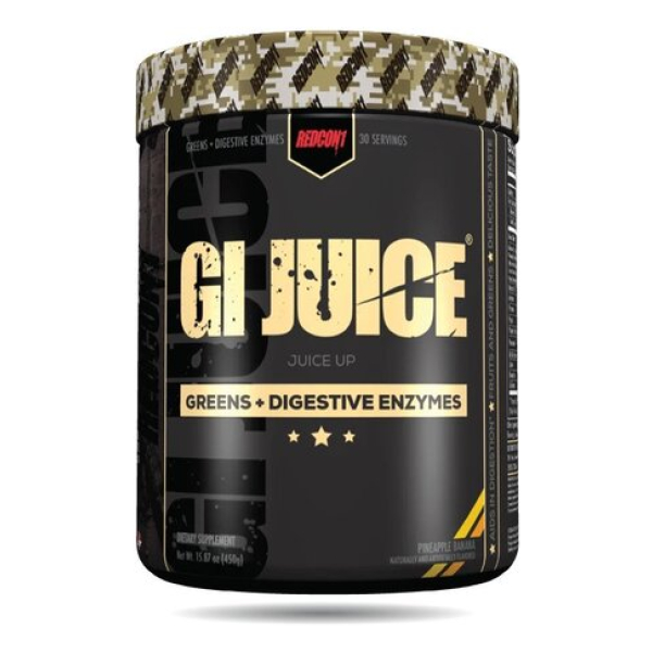 GI Juice - Greens + Digestive Enzymes, Pineapple Banana (EAN 810044570731) - 429g