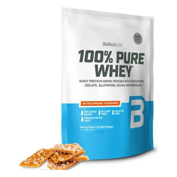 100% Pure Whey, Salted Caramel - 454g