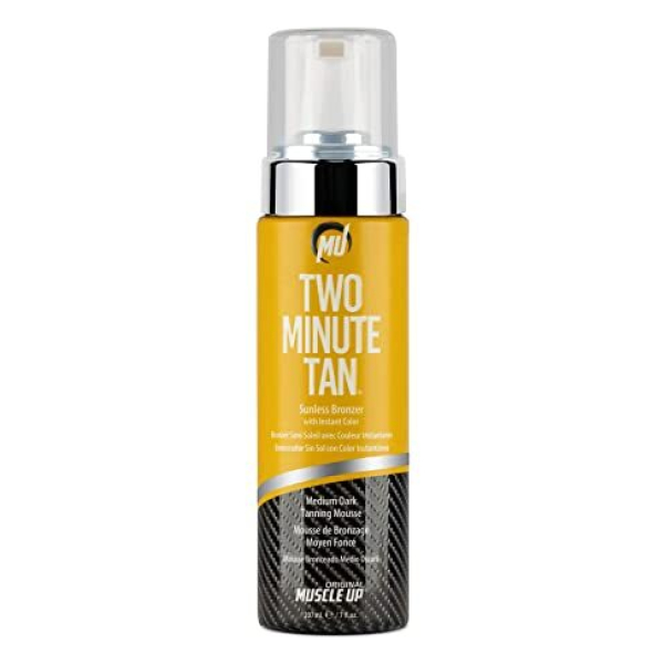 Two Minute Tan, Sunless Bronzer Instant Glow Dark Tanning Gel - 237 ml.