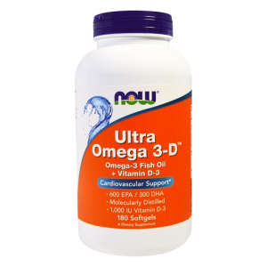 Ultra Omega 3-D with Vitamin D-3 - 180 softgels