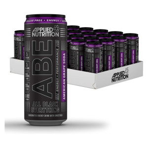 ABE Energy + Performance Cans, American Grape Soda - 24 x 330 ml.