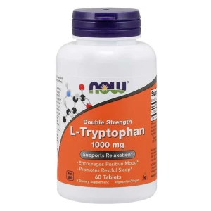 L-Tryptophan, 1000mg Double Strength - 60 tabs