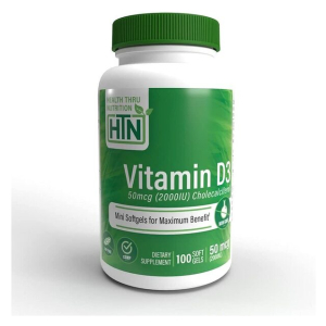 Vitamin D3, 2000IU - 100 softgels