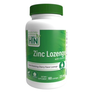 Zinc Lozenge with Vitamin C, Cherry - 60 lozenges