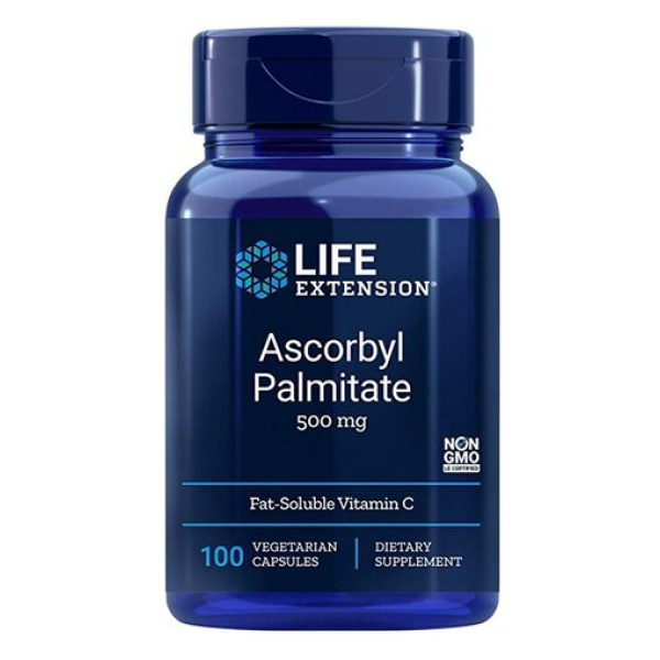 Ascorbyl Palmitate, 500mg - 100 vcaps