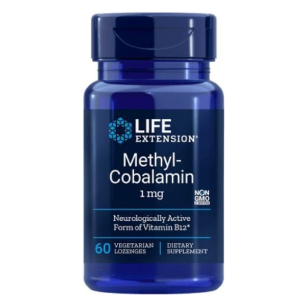Methylcobalamin, 1mg - 60 vegetarian lozenges
