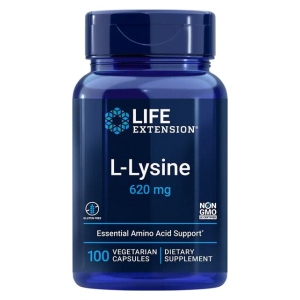 L-Lysine, 620mg - 100 vcaps