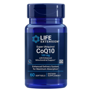 Super Ubiquinol CoQ10 with Enhanced Mitochondrial Support, 100mg - 60 softgels