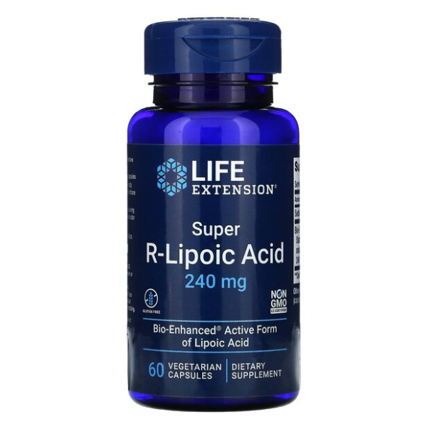 Super R-Lipoic Acid, 240mg - 60 vcaps