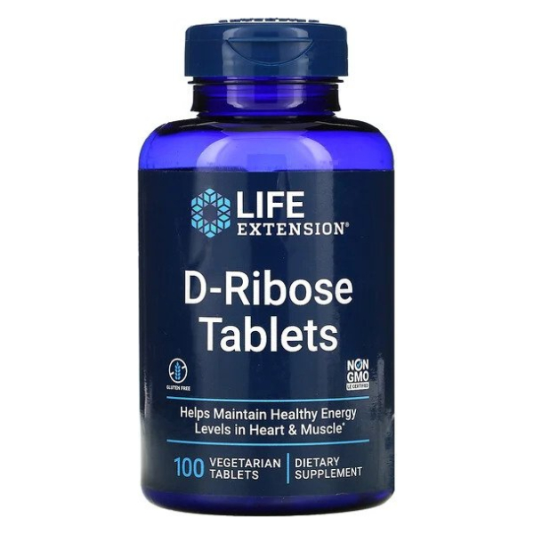 D-Ribose Tablets - 100 vegetarian tabs