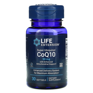 Super Ubiquinol CoQ10 with Enhanced Mitochondrial Support, 50mg - 30 softgels