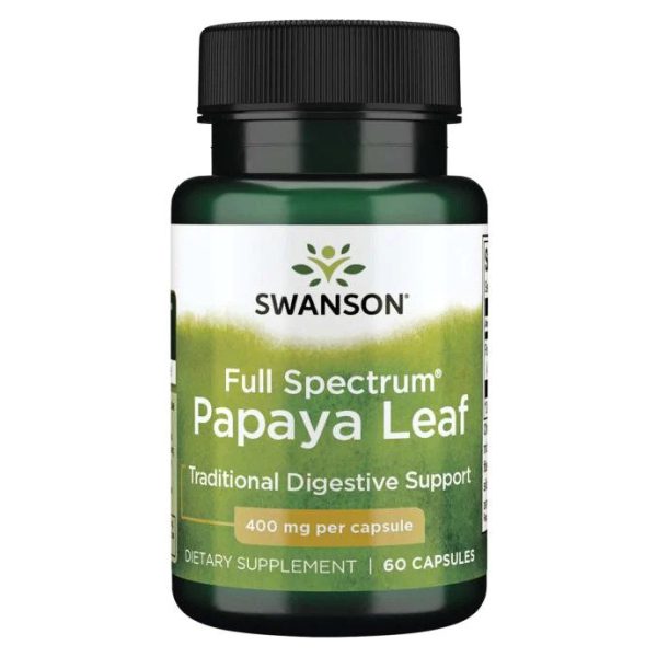 Full Spectrum Papaya Leaf, 400mg - 60 caps