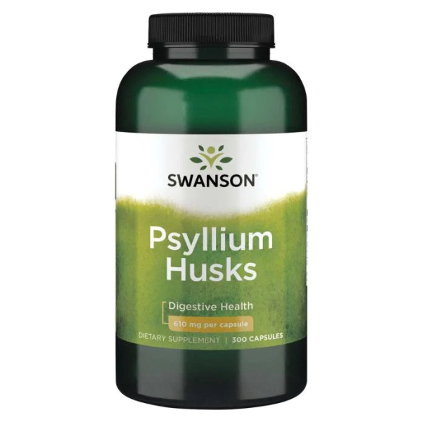 Psyllium Husks, 610mg - 300 caps