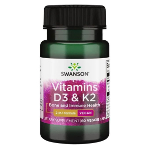 Vitamins D3 & K2 - 60 vcaps