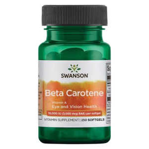 Beta-Carotene (Vitamin A), 10 000 IU - 250 softgels