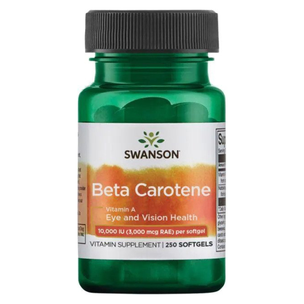 Beta-Carotene (Vitamin A), 10 000 IU - 250 softgels