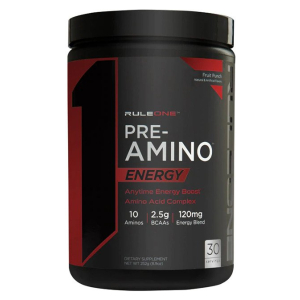 Pre-Amino Energy, Fruit Punch - 252g