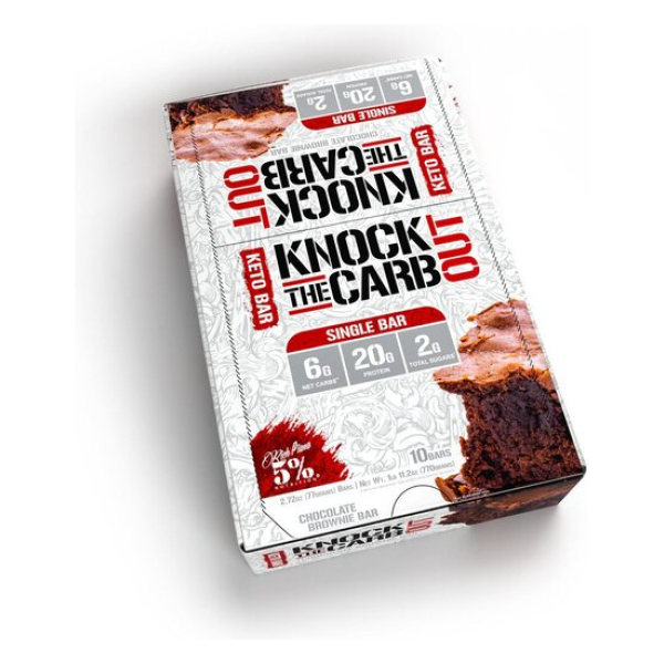 Knock The Carb Out - Legendary Series, Chocolate Brownie Bar - 10 bars