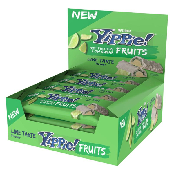 Yippie! Fruits, Lime Tarte - 12 bars (45 grams)