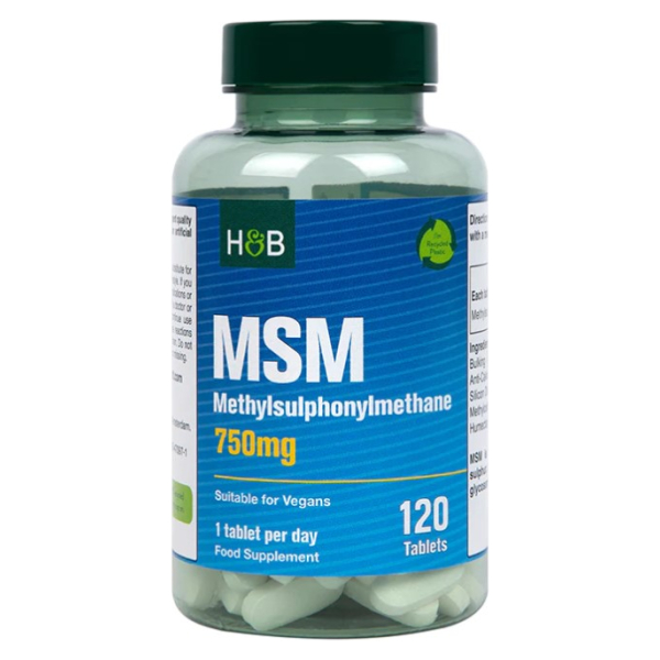 MSM, 750mg - 120 tablets