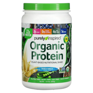 Organic Protein - Plant-Based, French Vanilla - 680g