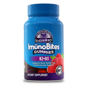 Imunology ImunoBites Gummies K2+D3, Raspberry - 60 gummies