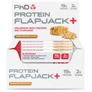 Protein Flapjack+, Peanut Butter - 12 bars