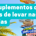 Suplementos nas férias
