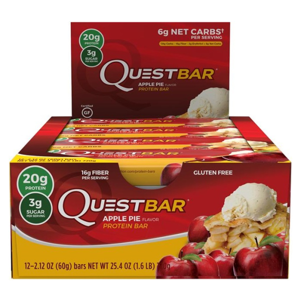 Quest Bar, Apple Pie - 12 bars