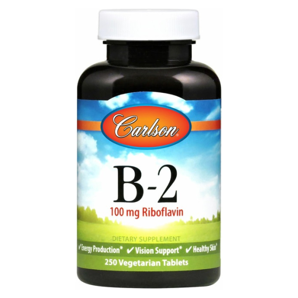 Vitamin B-2, 100mg - 100 vegetarian tabs