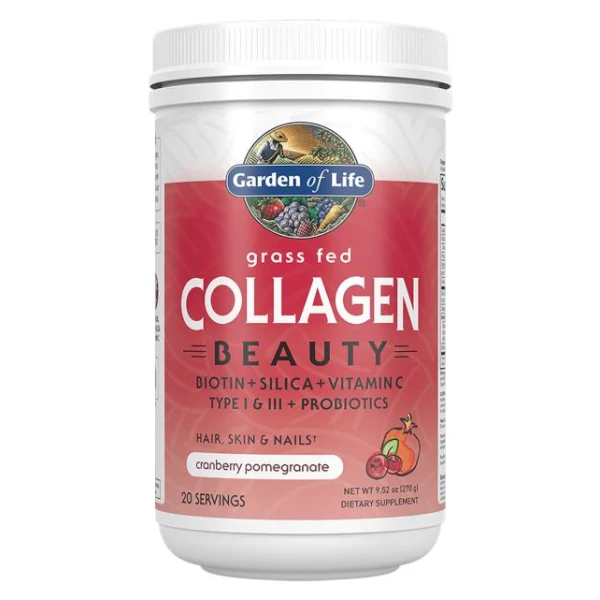Collagen Beauty - Grass Fed, Cranberry Pomegranate - 270g