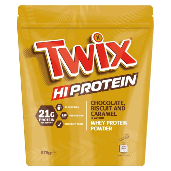 Twix Hi Protein Whey, Chocolate Biscuit & Caramel - 875g