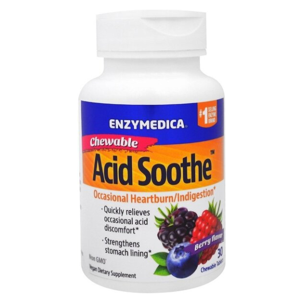 Acid Soothe, Berry - 30 chewables