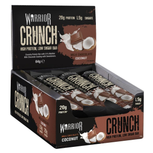 Crunch Bar, Milk Chocolate Coconut - 12 bars
