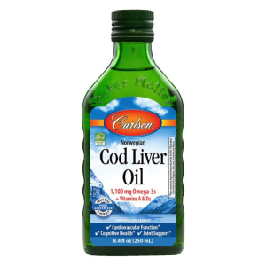 Norwegian Cod Liver Oil, 1100mg Unflavored - 250 ml.
