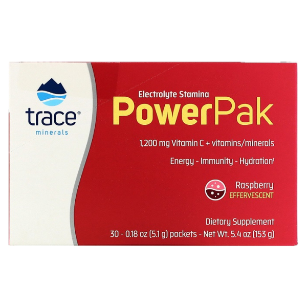 Electrolyte Stamina Power Pak, Raspberry - 30 packets