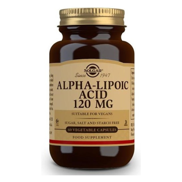 Alpha-Lipoic Acid, 120mg - 60 vcaps