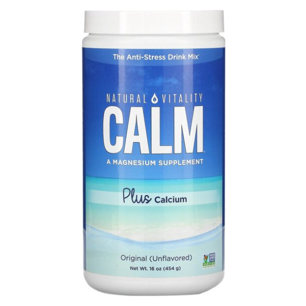 Natural Calm Plus Calcium, Unflavored - 454g