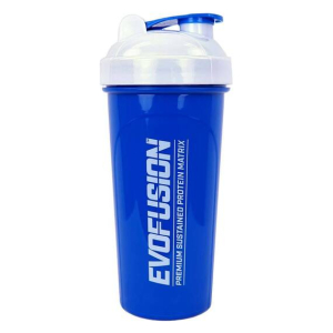 Evofusion Shaker, Blue with White Lid - 700 ml.