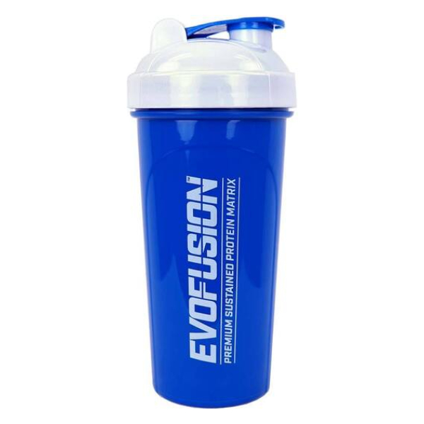 Evofusion Shaker, Blue with White Lid - 700 ml.