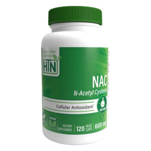 NAC N-Acetyl Cysteine, 600mg - 120 vcaps