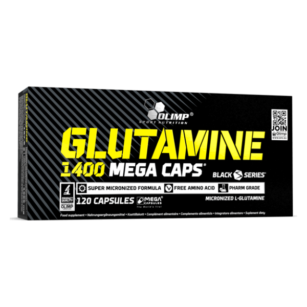 Glutamine Mega Caps - 120 caps (EAN 5901330078309)