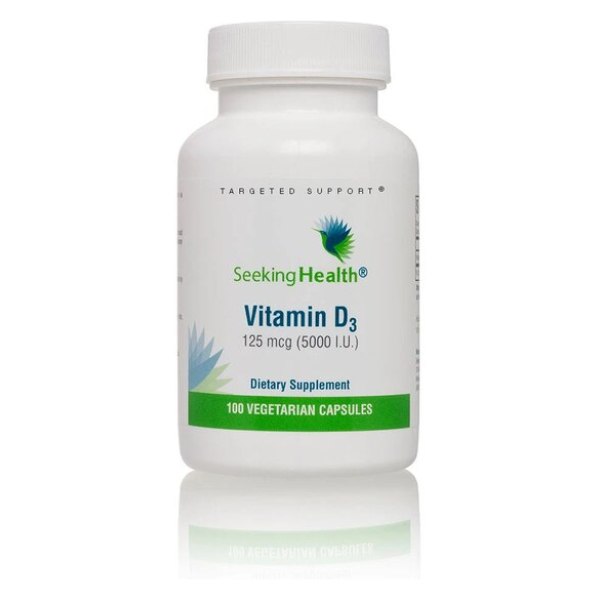 Vitamin D3, 125mcg - 100 vcaps