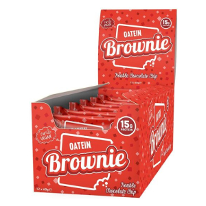 Oatein Brownie, Double Chocolate Chip - 12 x 60g