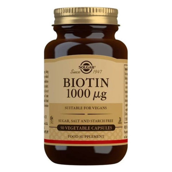 Biotin, 1000mcg - 50 vcaps