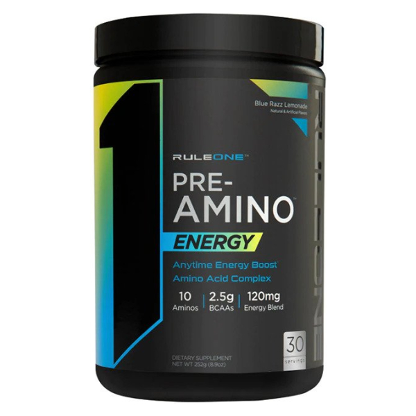 Pre-Amino Energy, Blue Razz Lemonade - 252g